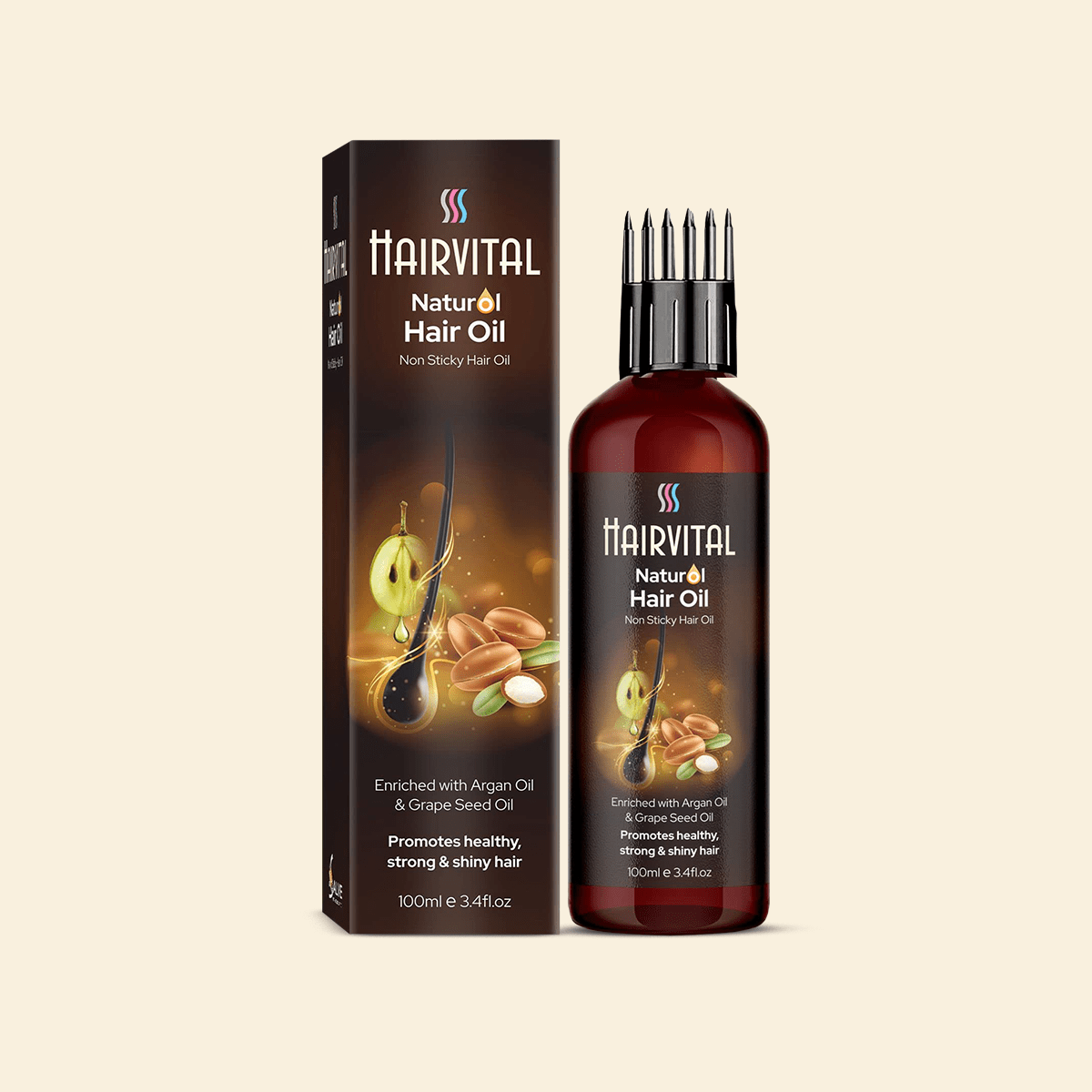Shoprythm Hairvital, Dry Hair,Anti hair fall oil,Father's day Anti Hairfall Oil- Hairvital Naturol Oil with Comb Shoprythm Hairvital, Dry Hair,Anti hair fall oil,Father's day Anti Hairfall Oil- Hairvital Naturol Oil with Comb